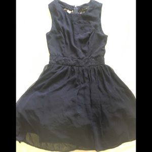 Formal navy blue dress